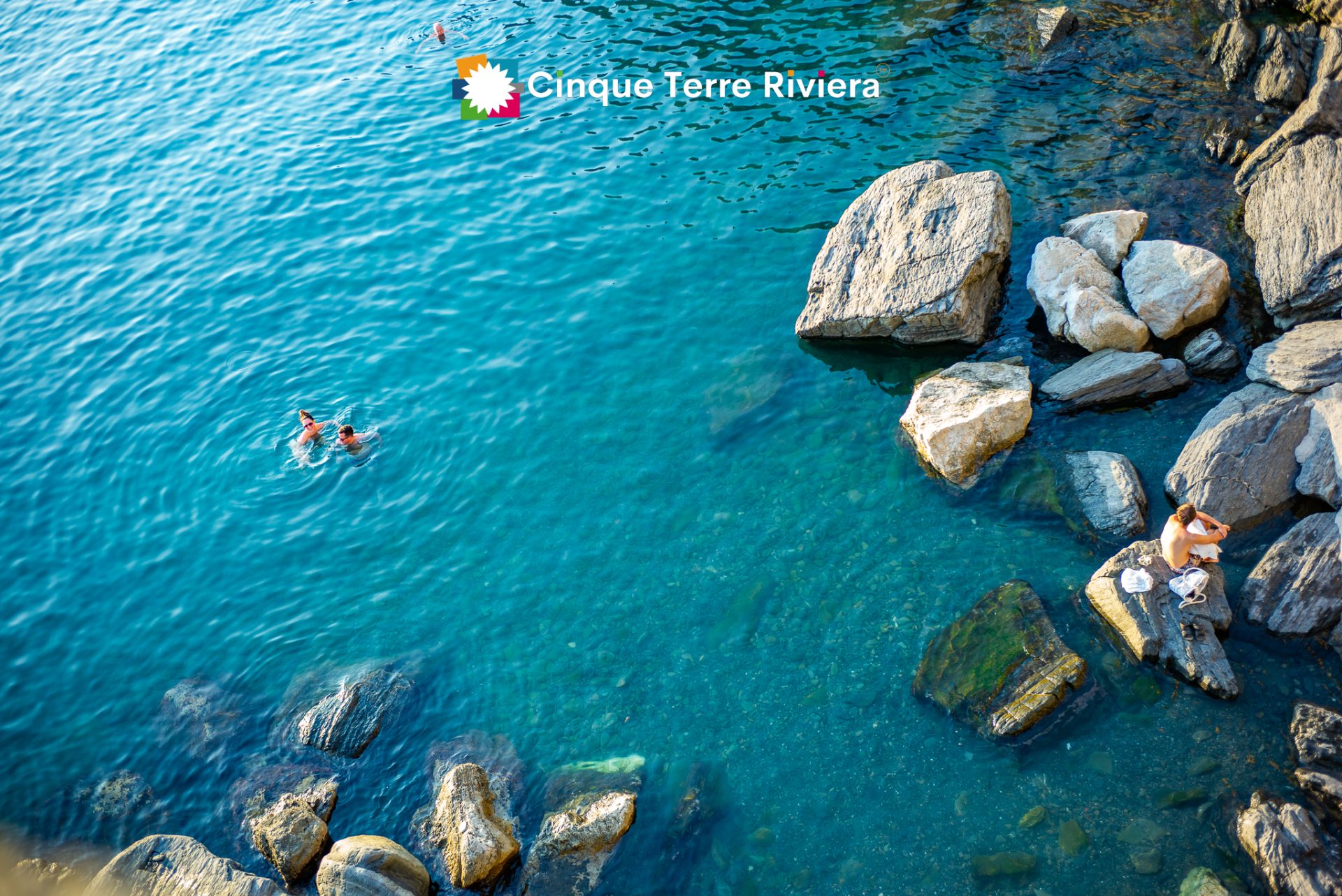 morning swims in the clear water of Vernazza harbour